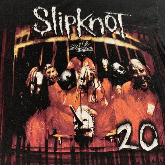 Slipknot Debut First Album Self Titled T-Shirt 20 Years Men's Large L Rock Metal - Picture 2 of 7